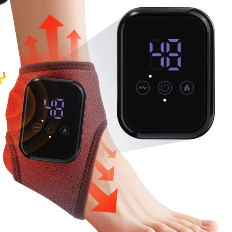 Jitesy Electric Foot Massager With Heat Vibration For Plantar Relief