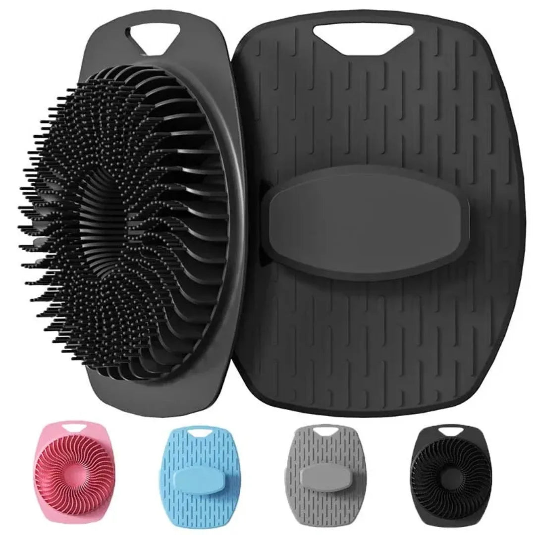 Silicone Exfoliating Body Scrubber Bath Brush For Gentle Cleansing