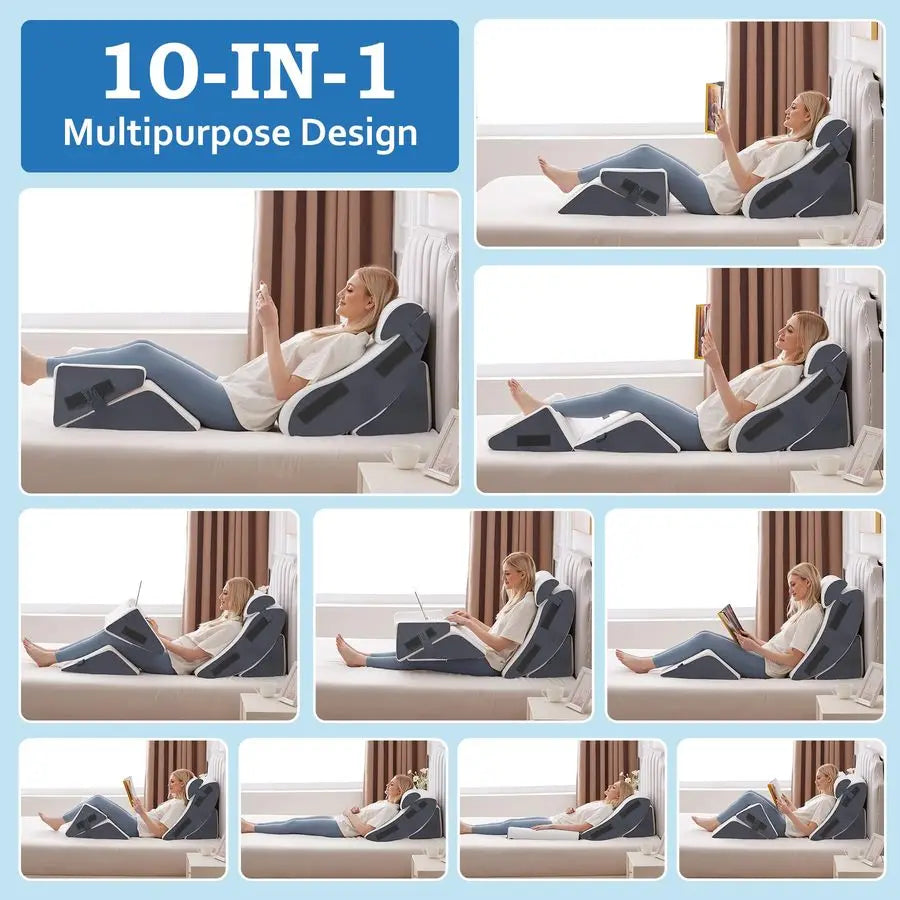 Wedge Pillow Set for After Surgery Orthopedic Pain Relief