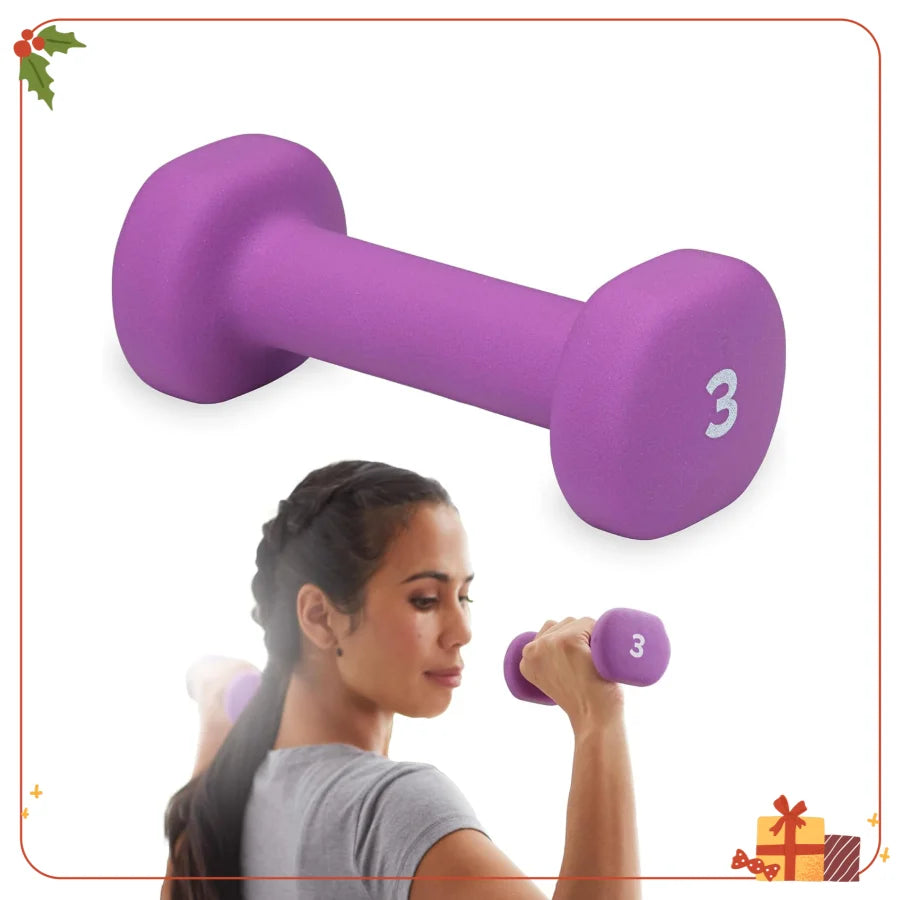 Neoprene Coated Dumbbell Hand Weight Sold In Singles