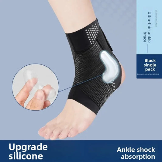 Ankle Guard With Silicone Pad For Unisex Outdoor Sports Protection