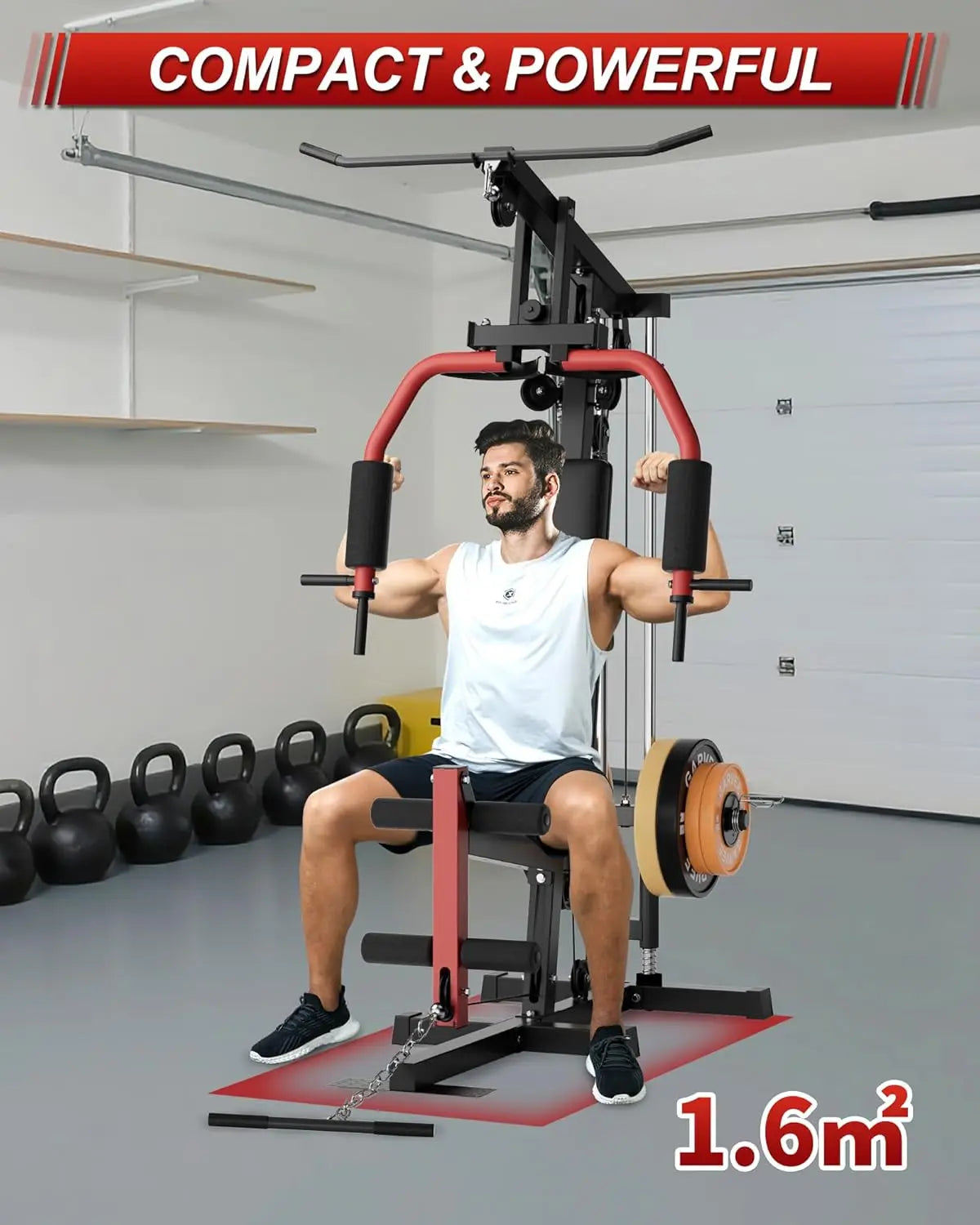 HiMISS Home Gym Machine All In One Strength Training System