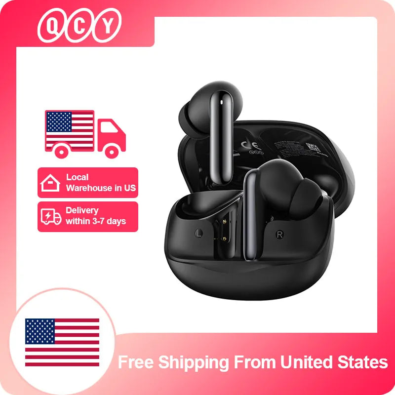 QCY Melobuds N50 ANC Wireless Earphones Bluetooth 5.4 Multi-Point