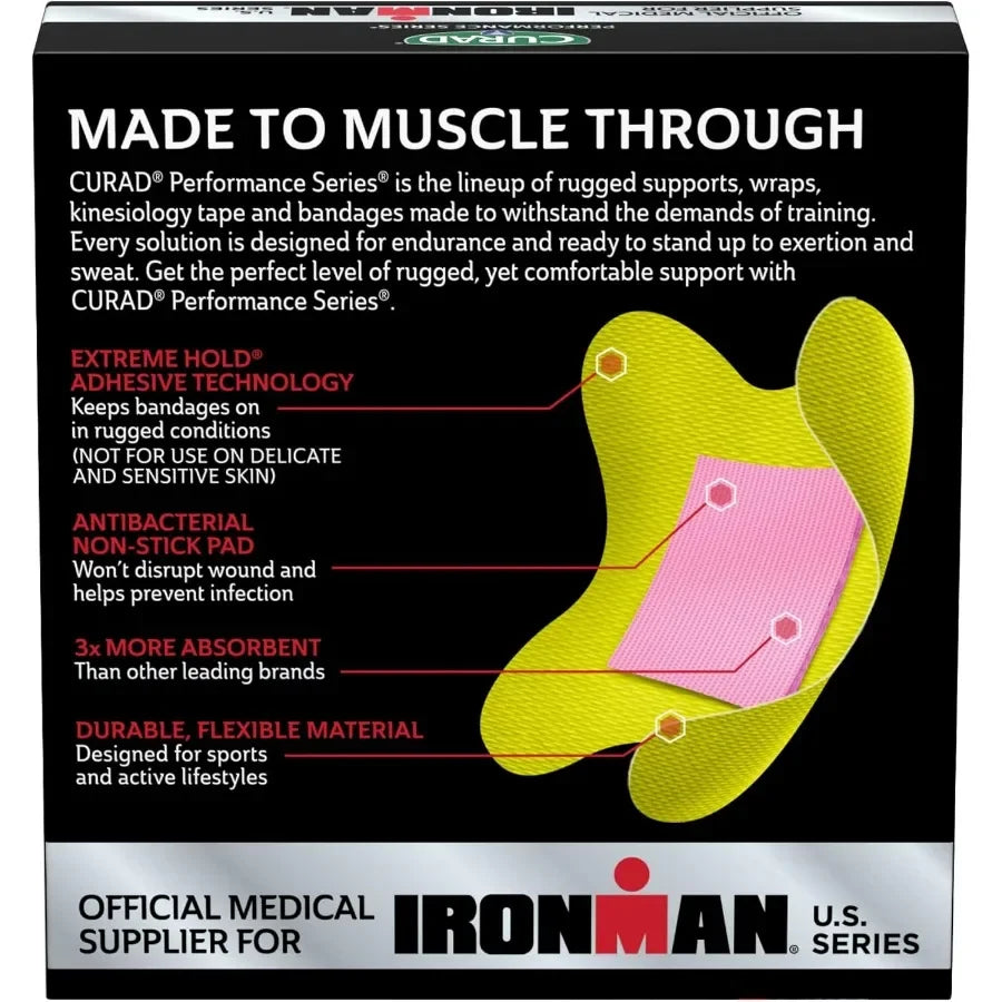 Extreme Hold Knee And Elbow Bandages With Antibacterial Protection