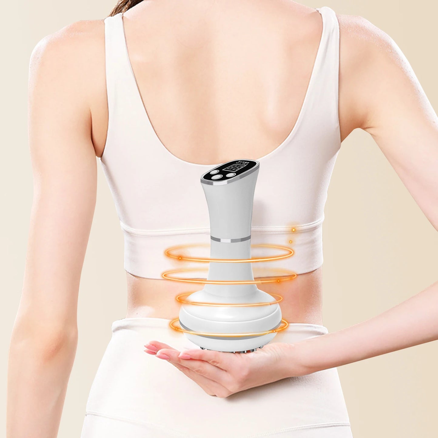 None Meridian Electric Massager Brush For Full-Body Relaxation