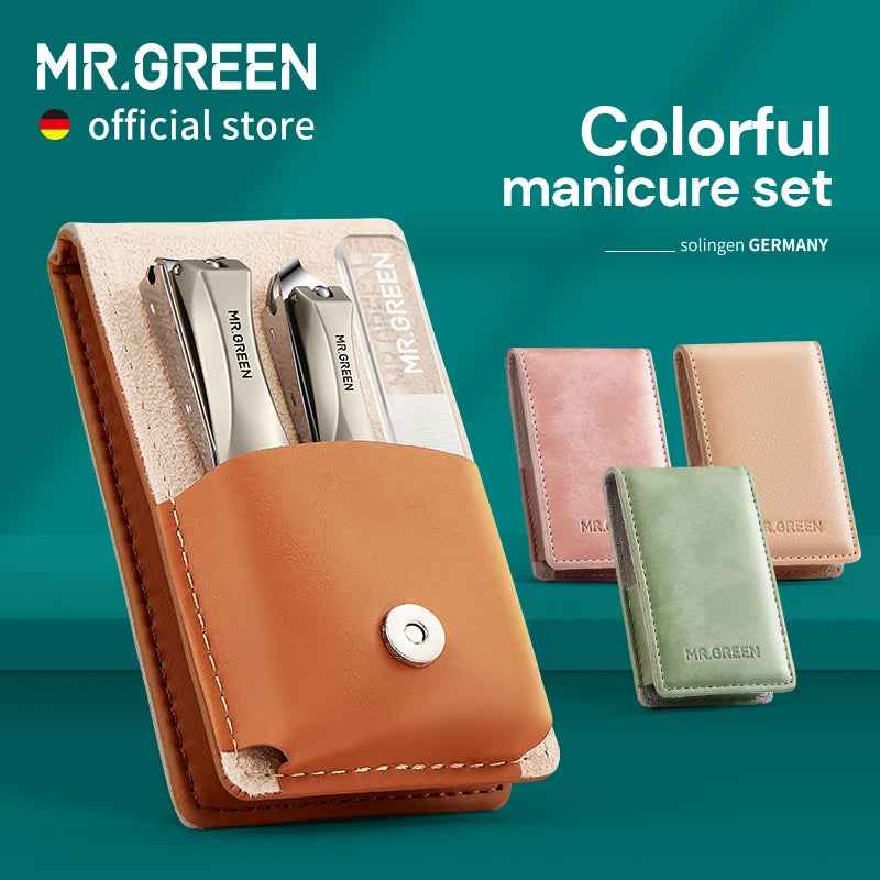 MR.GREEN Manicure Set Stainless Steel Scissors Nail Clippers Travel Kit