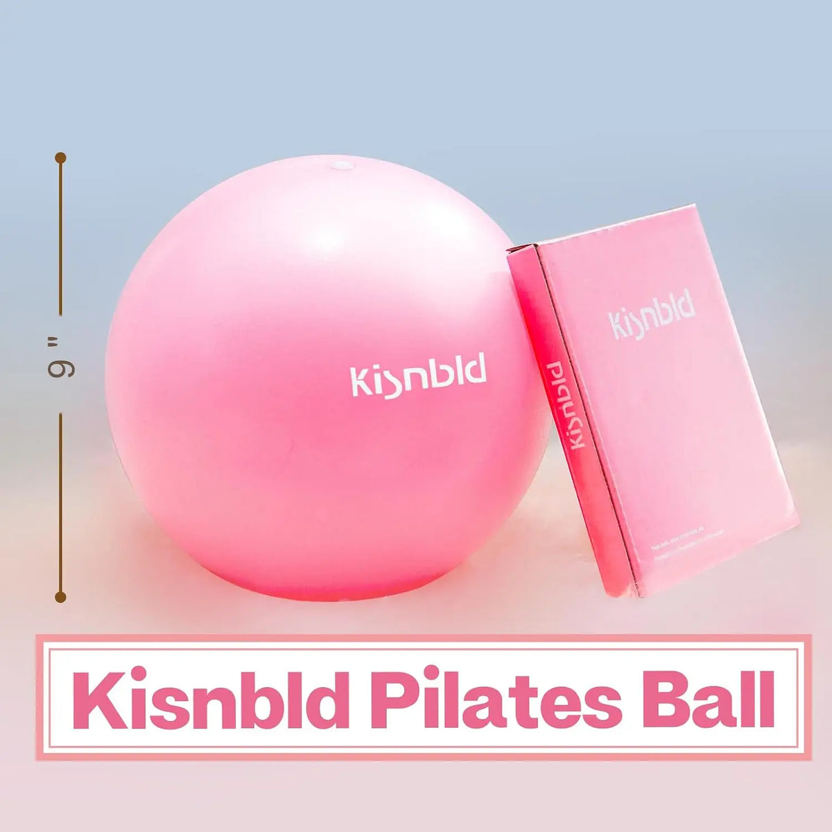 Kisnbld Mini Pilates Exercise Yoga Ball For Core Strength