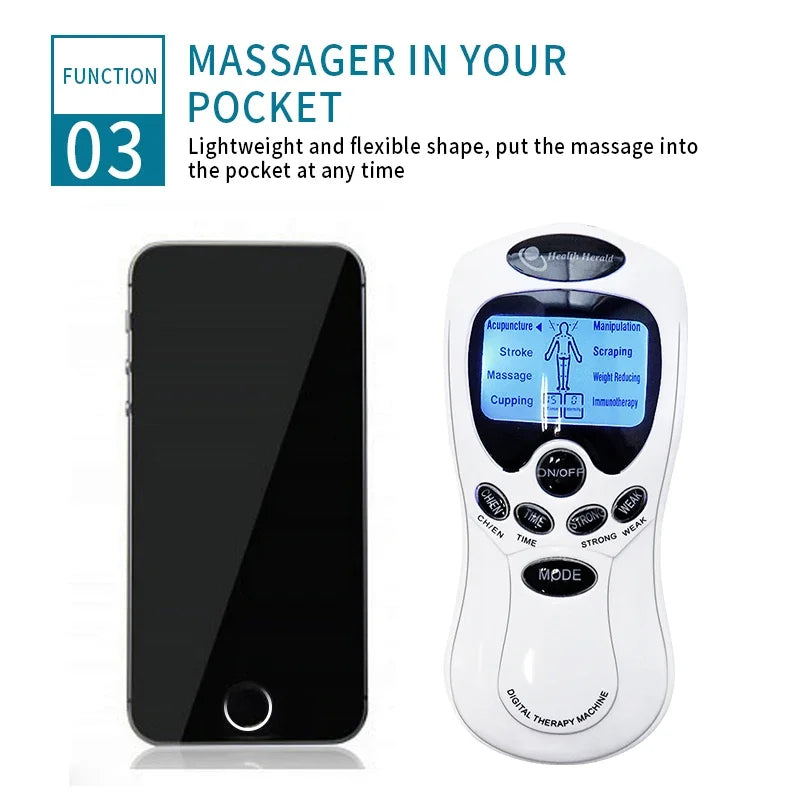 TENS Machine Physiotherapy Pulse Muscle Stimulator For Pain Relief