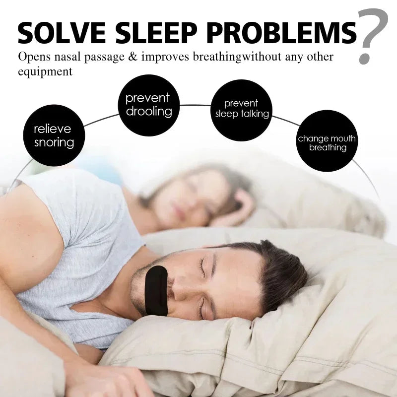 Mouth Tape Sleep Strips Prevent Snoring For Nighttime Breathing