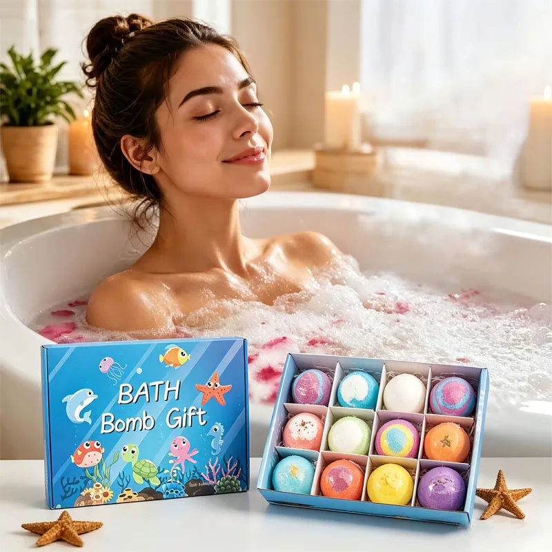 Premium Essential Oil Bath Bombs For Rich Foaming Bubble Soak
