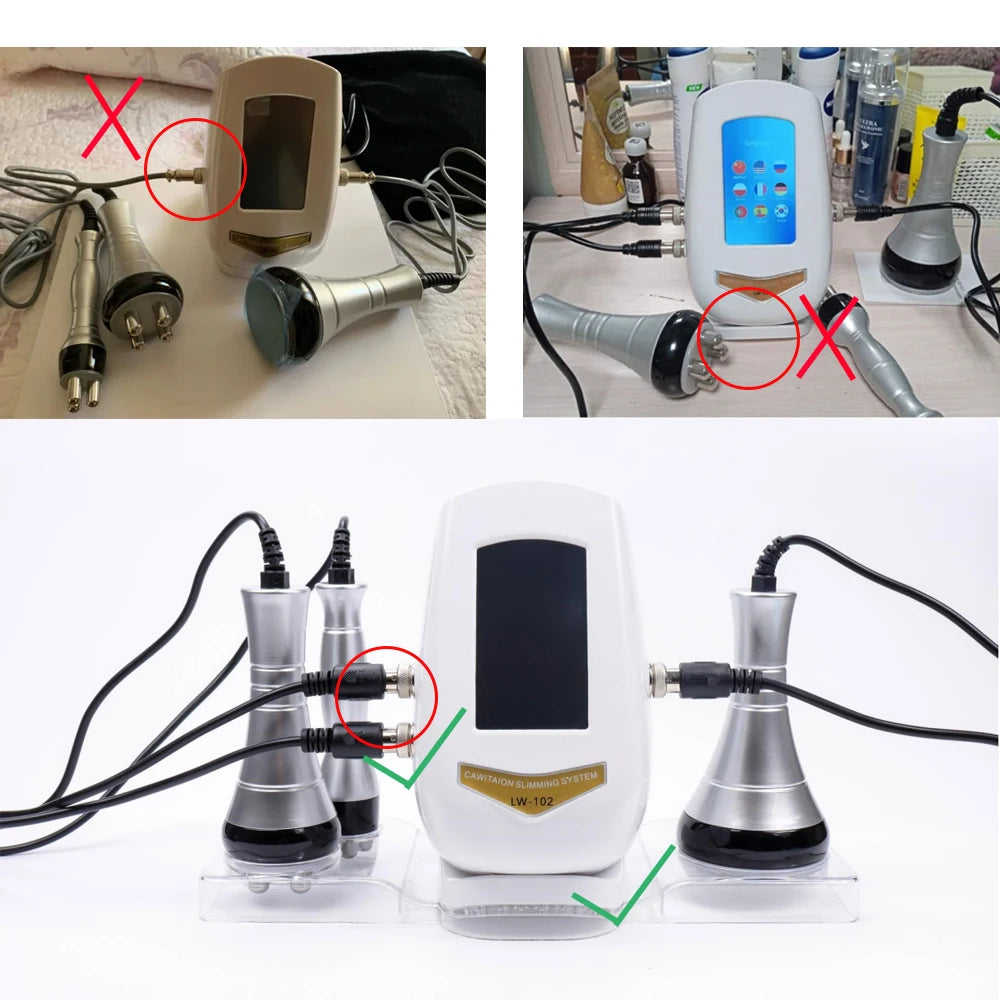 Beemyi 3in1 Beauty Body Slimming Massager Cavitation Machine For Face And Body