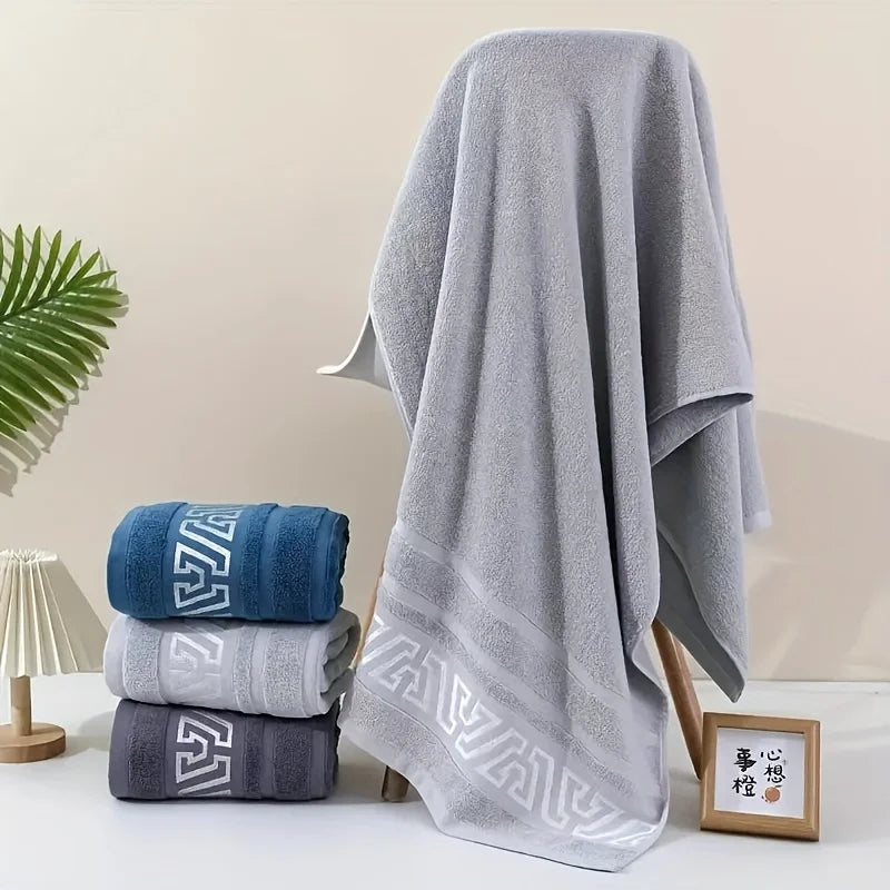 NONECN Microfiber Bath Towel Quick Dry Thick Plush For Home