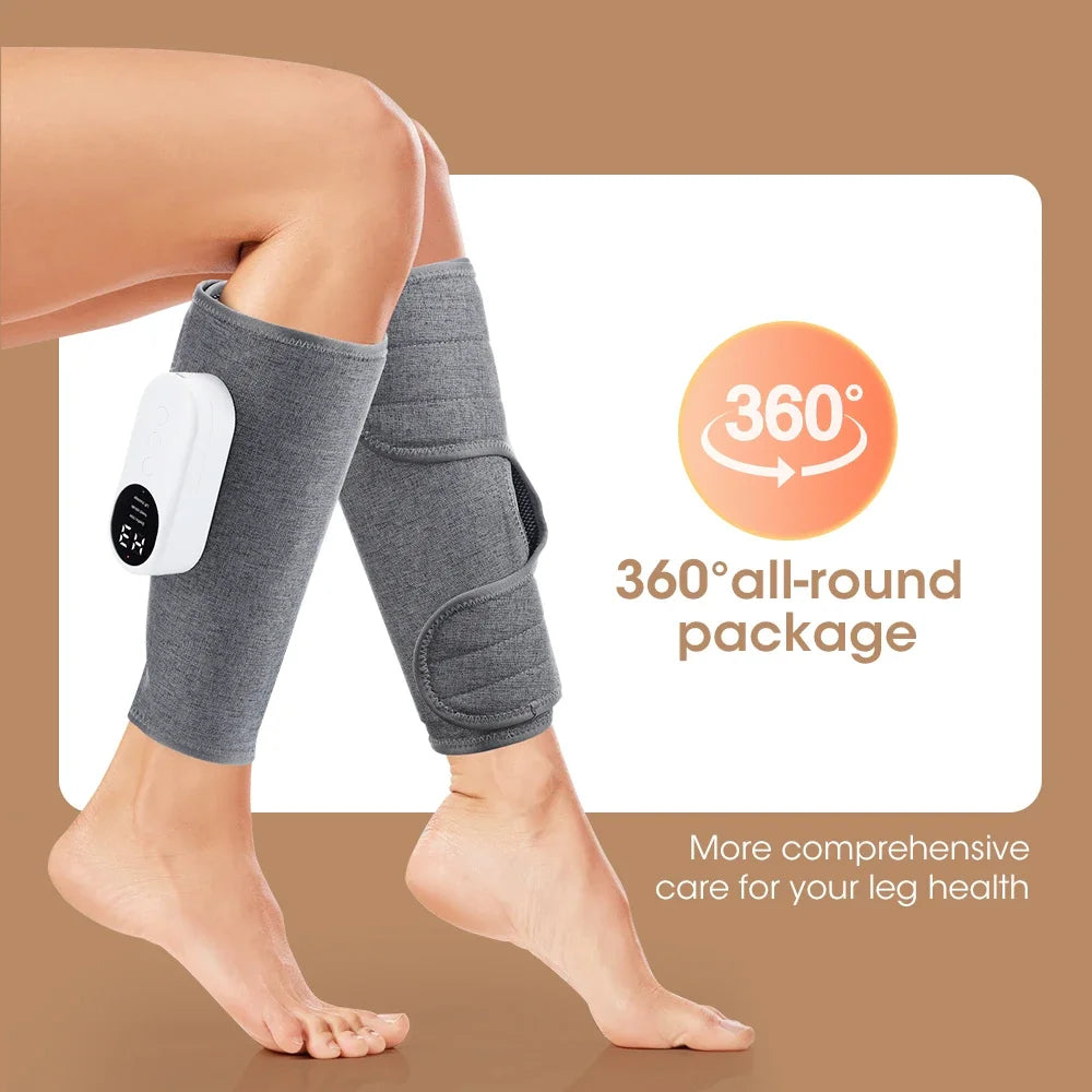 360° Calf And Leg Massager With Air Compression And Heat