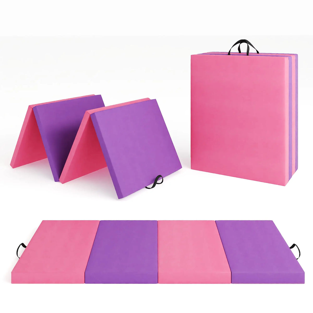 HiMISS Foldable Gymnastics Exercise Mat For Yoga And Pilates