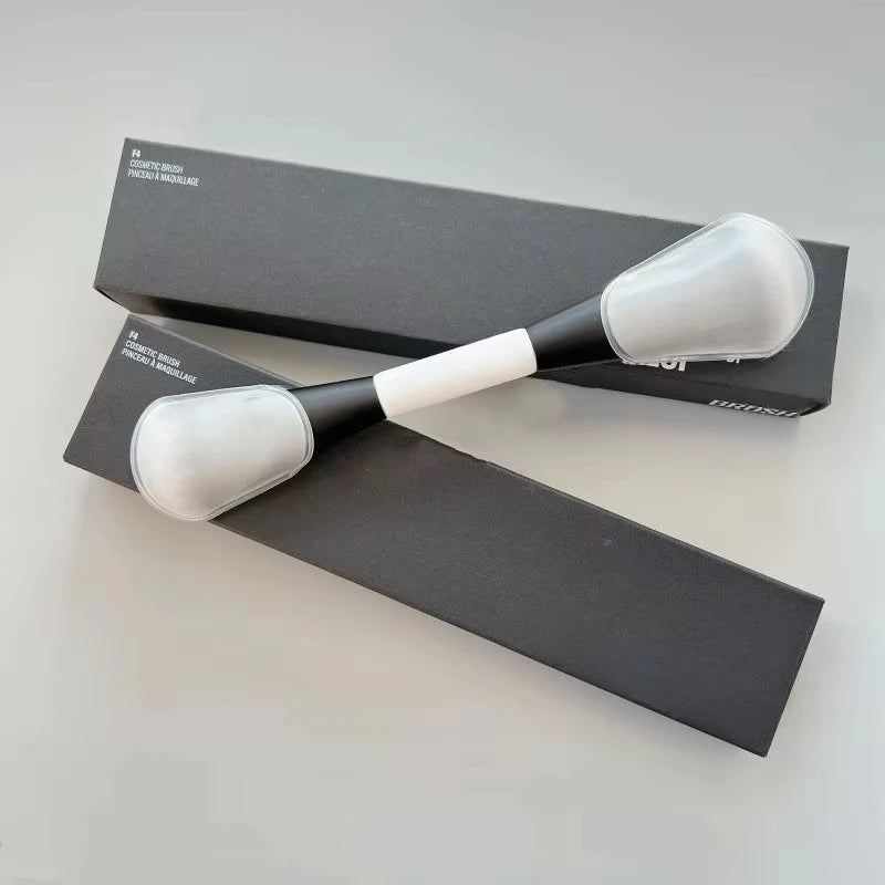 F4 Dual Ended Foundation Brush for Face Powder Blush Concealer