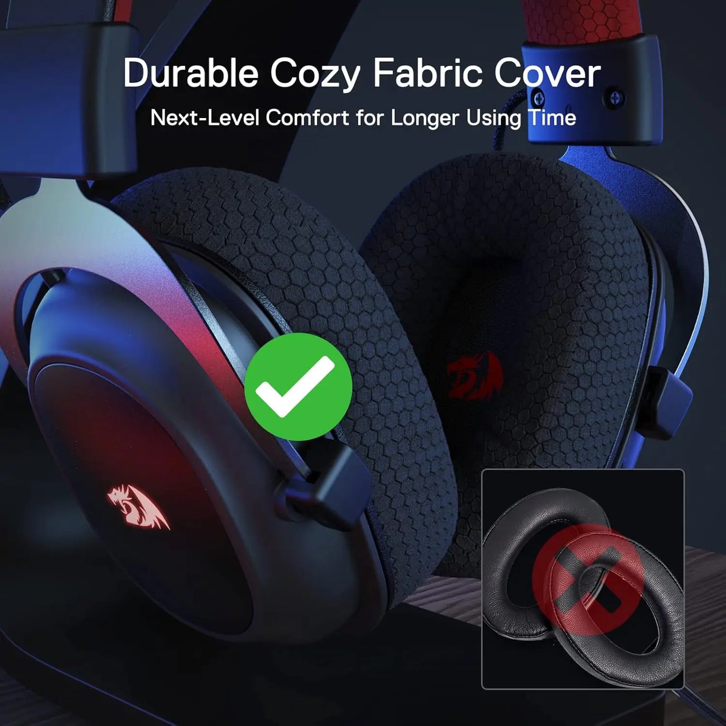 Redragon H510 Pro Zeus-X Wireless Gaming Headset 7.1 Surround