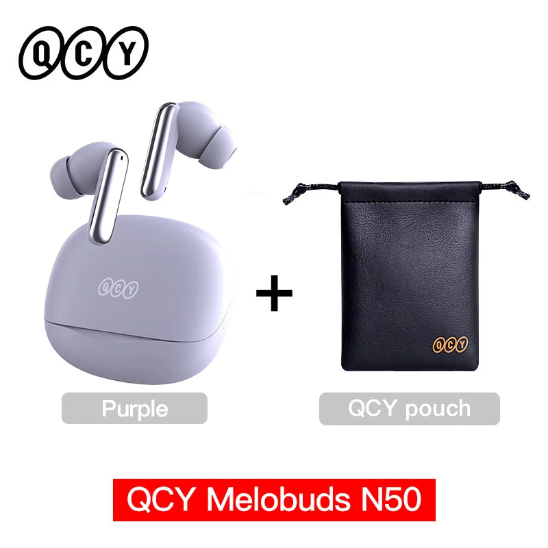 QCY Melobuds N50 ANC Wireless Earphones Bluetooth 5.4 Multi-Point