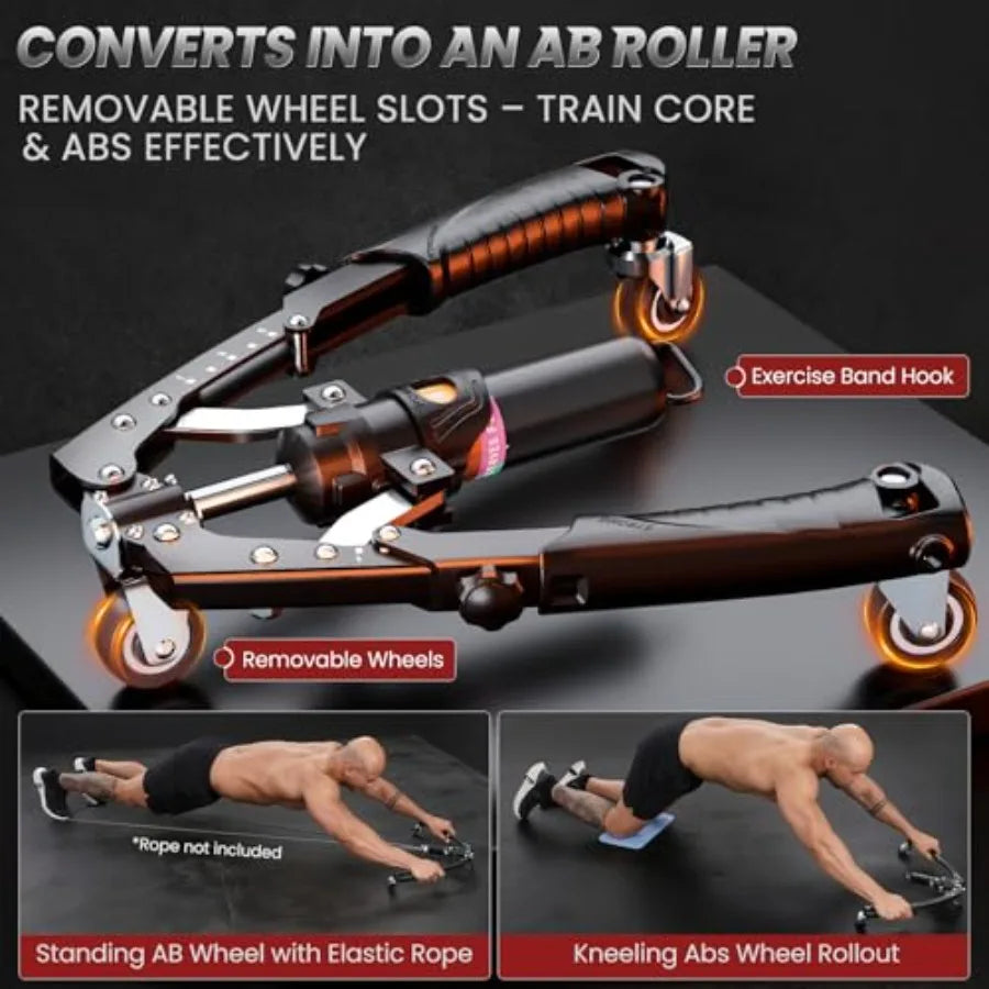 SHXI Twister Arm Trainer 3 in 1 Hydraulic Chest Workout Ab Roller