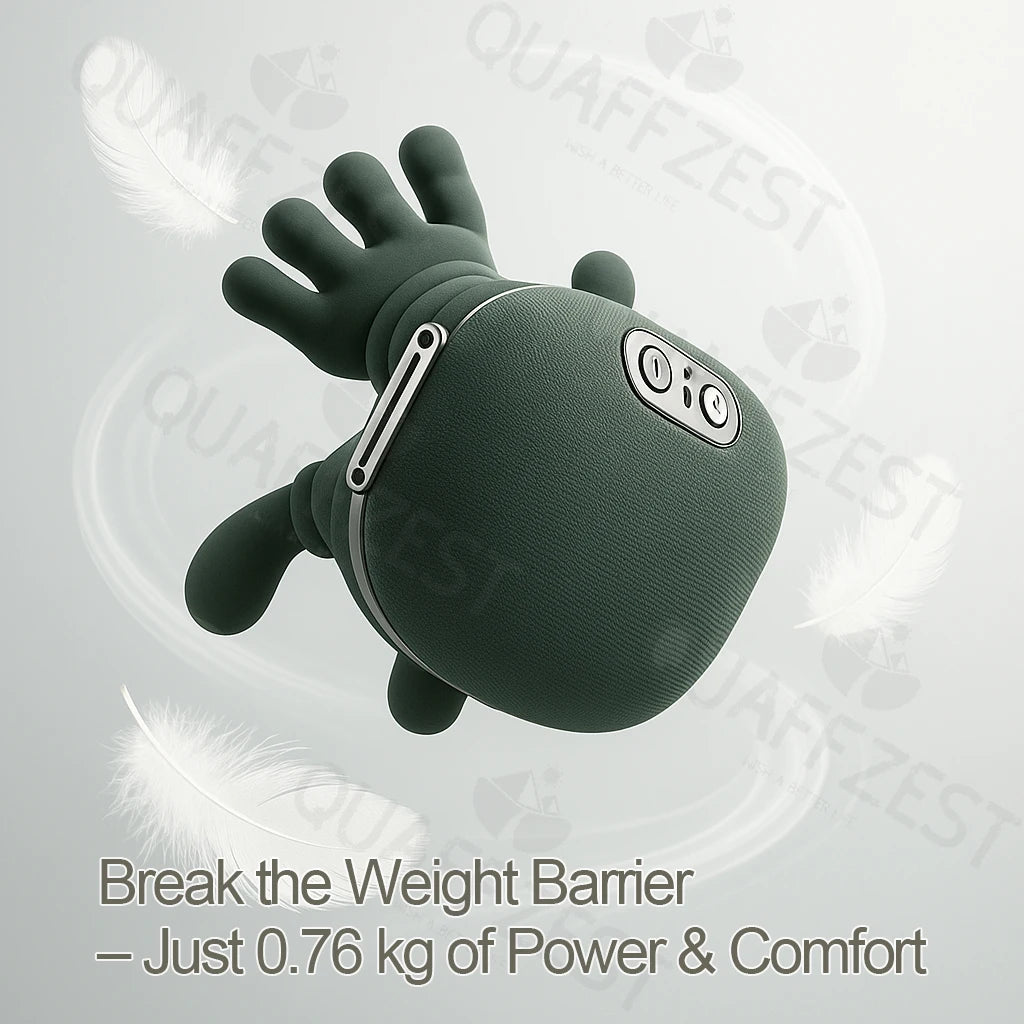 Wireless Neck And Shoulder Kneading Massager With Brushless Motor