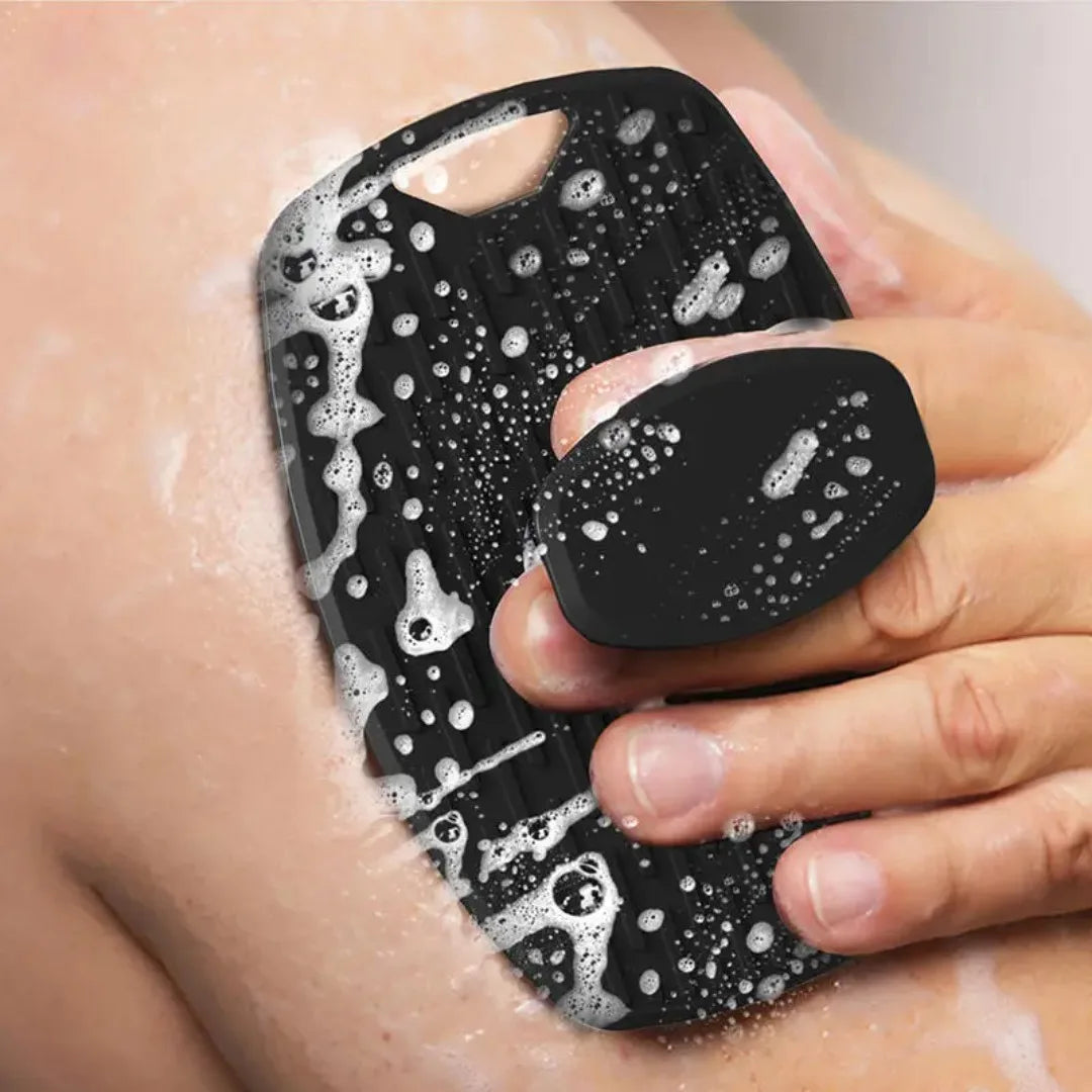 Silicone Exfoliating Body Scrubber Bath Brush For Gentle Cleansing