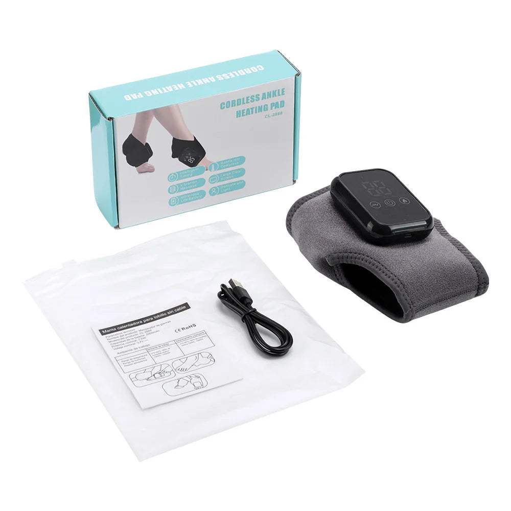 Jitesy Electric Foot Massager With Heat Vibration For Plantar Relief
