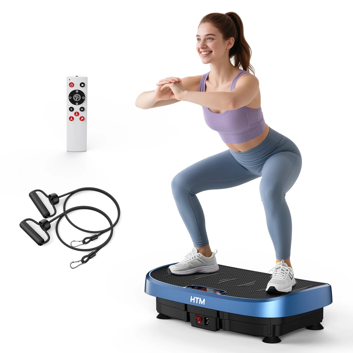 Vibration Plate Exercise Machine With Quiet App Control