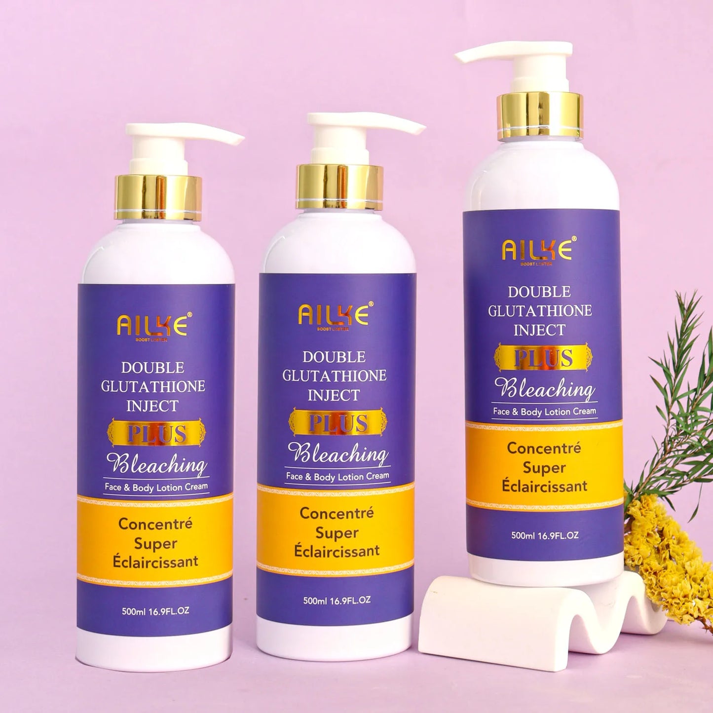 AILKE Glutathione Body Lotion Whitening Moisturizer For Women