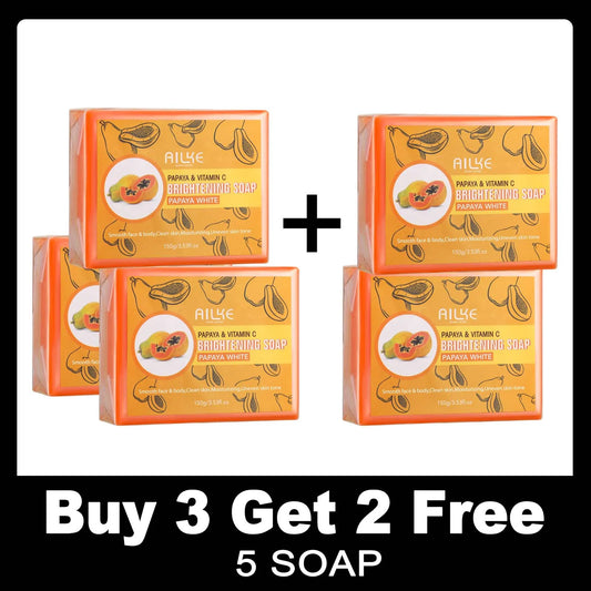 AILKE Papaya Kojic Soap Hyperpigmentation Brightening