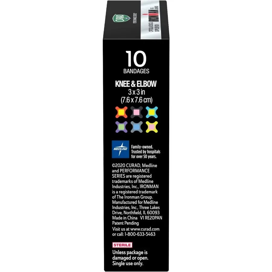 Extreme Hold Knee And Elbow Bandages With Antibacterial Protection