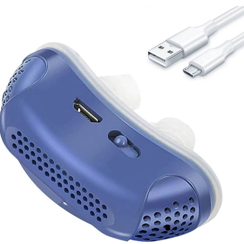 Electric Anti Snoring Device Adjustable Snore Reduction Solution