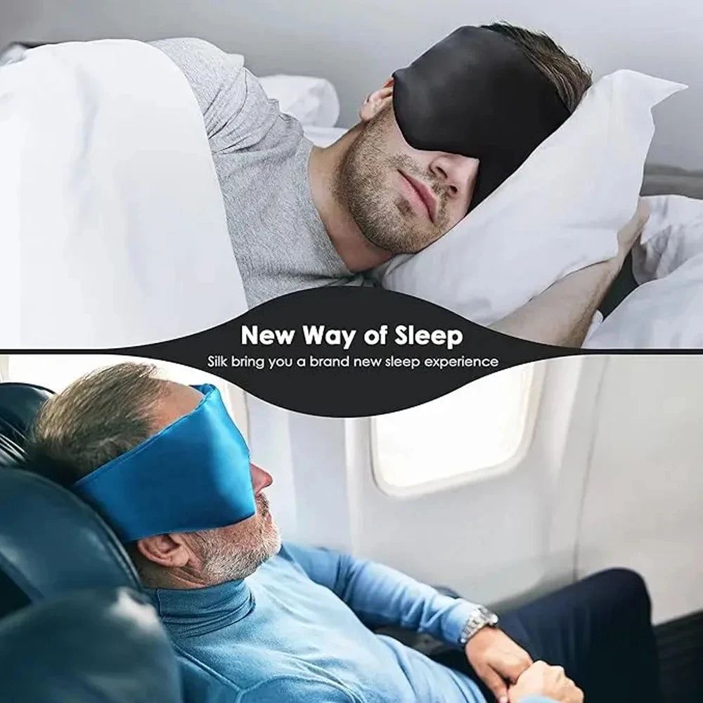 Zoechic Mulberry Silk Sleep Mask With Adjustable Headband