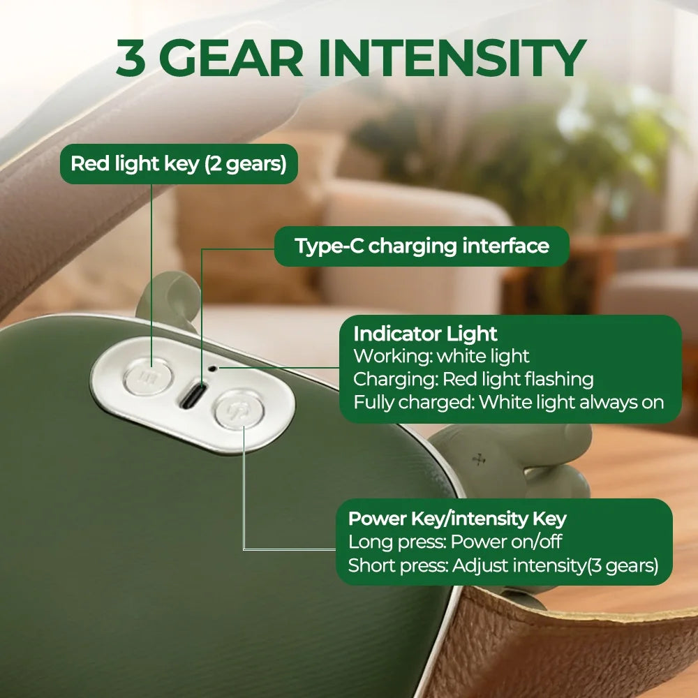 Foreverlily Bionic Finger Neck and Shoulder Massager Wireless