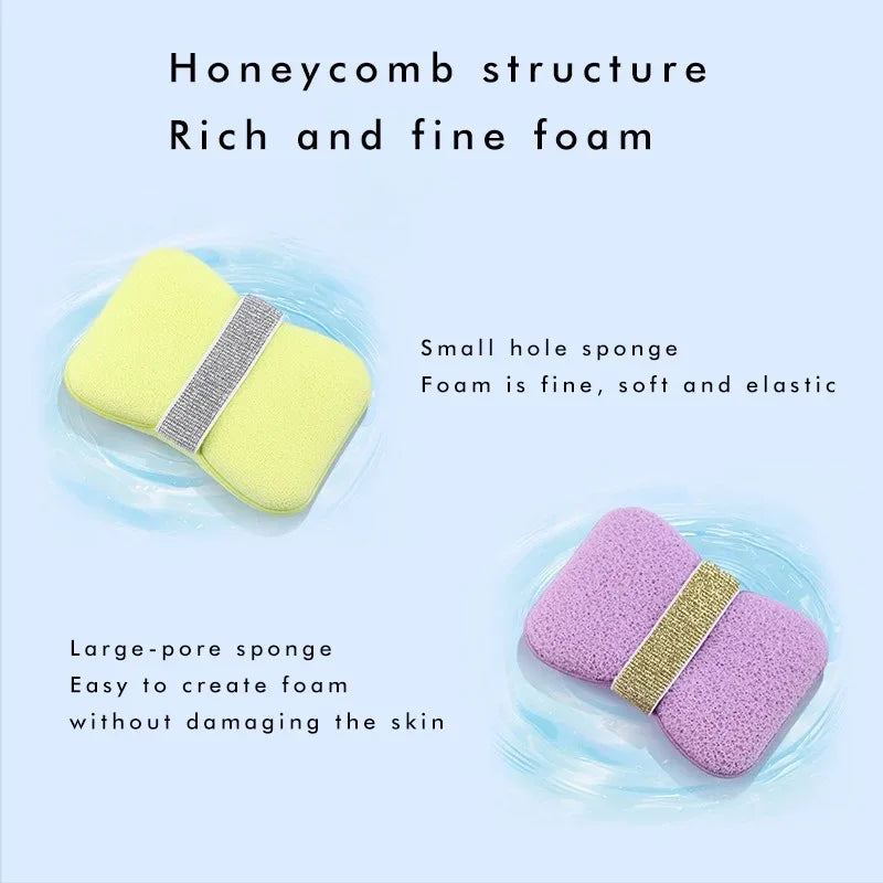 Bath Exfoliating Soap Bag Foaming Net Pouch Scrubber
