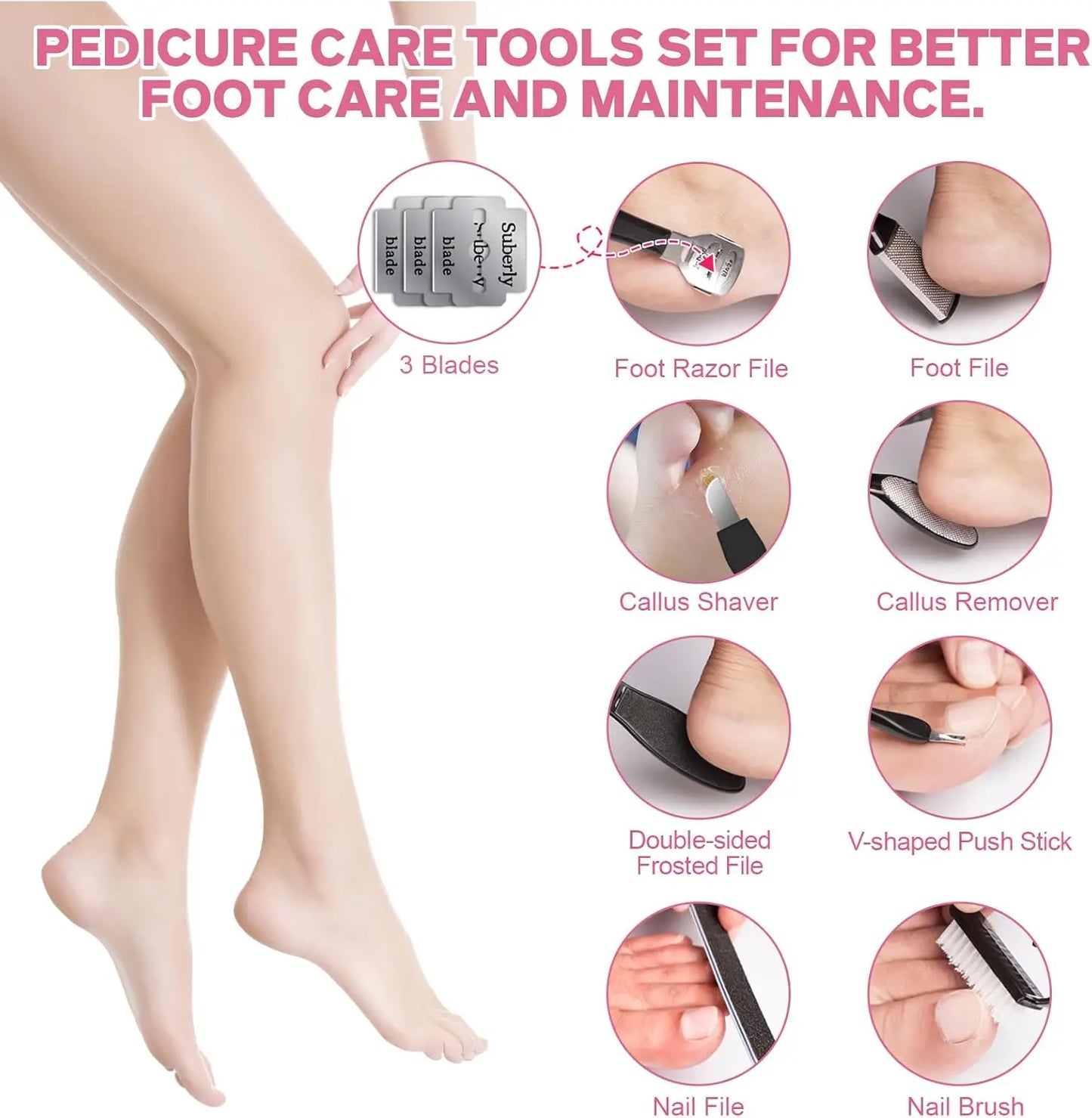 Electric Foot File 3 Speed Callus Remover