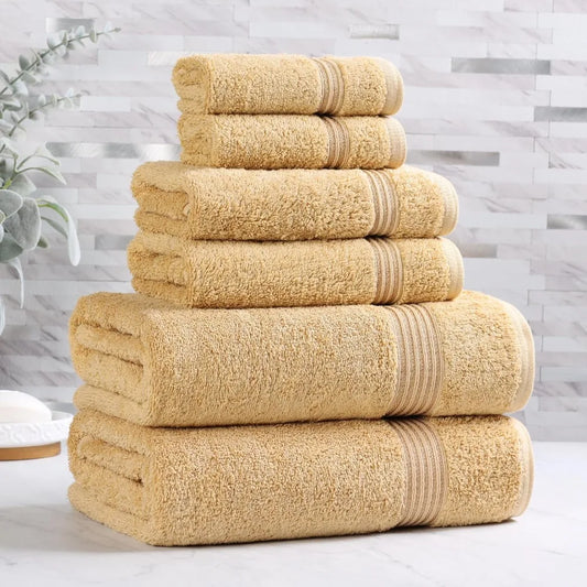 Luxury Egyptian Cotton Bath Towels Set