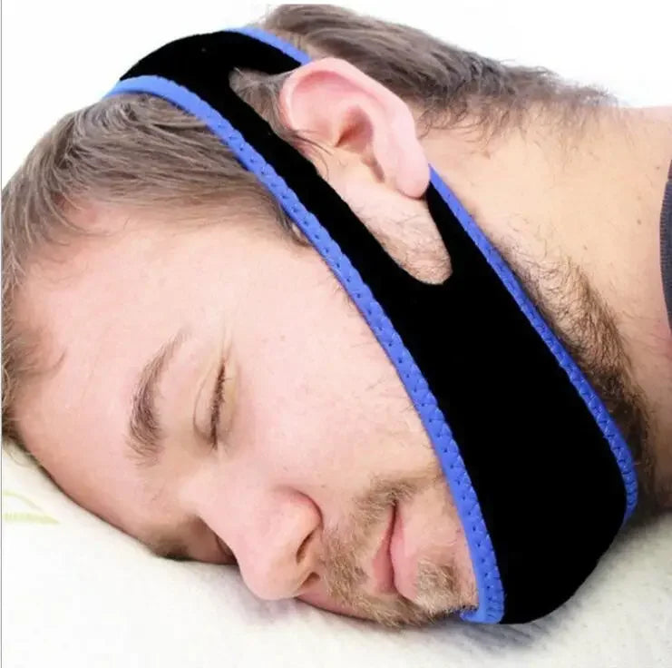 New Neoprene Anti Snore Chin Strap Sleep Apnea Jaw Support