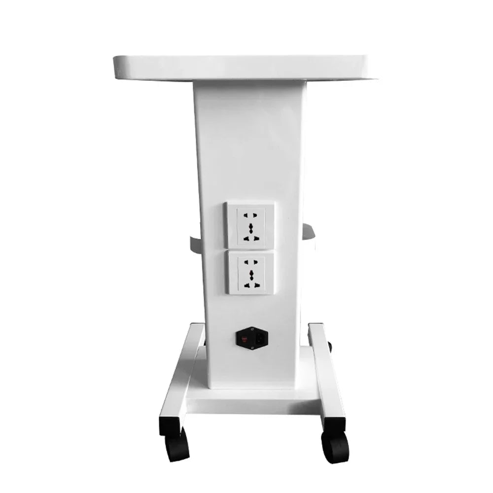 NONEGROSS Salon Trolley With Socket Stand Rolling Cart