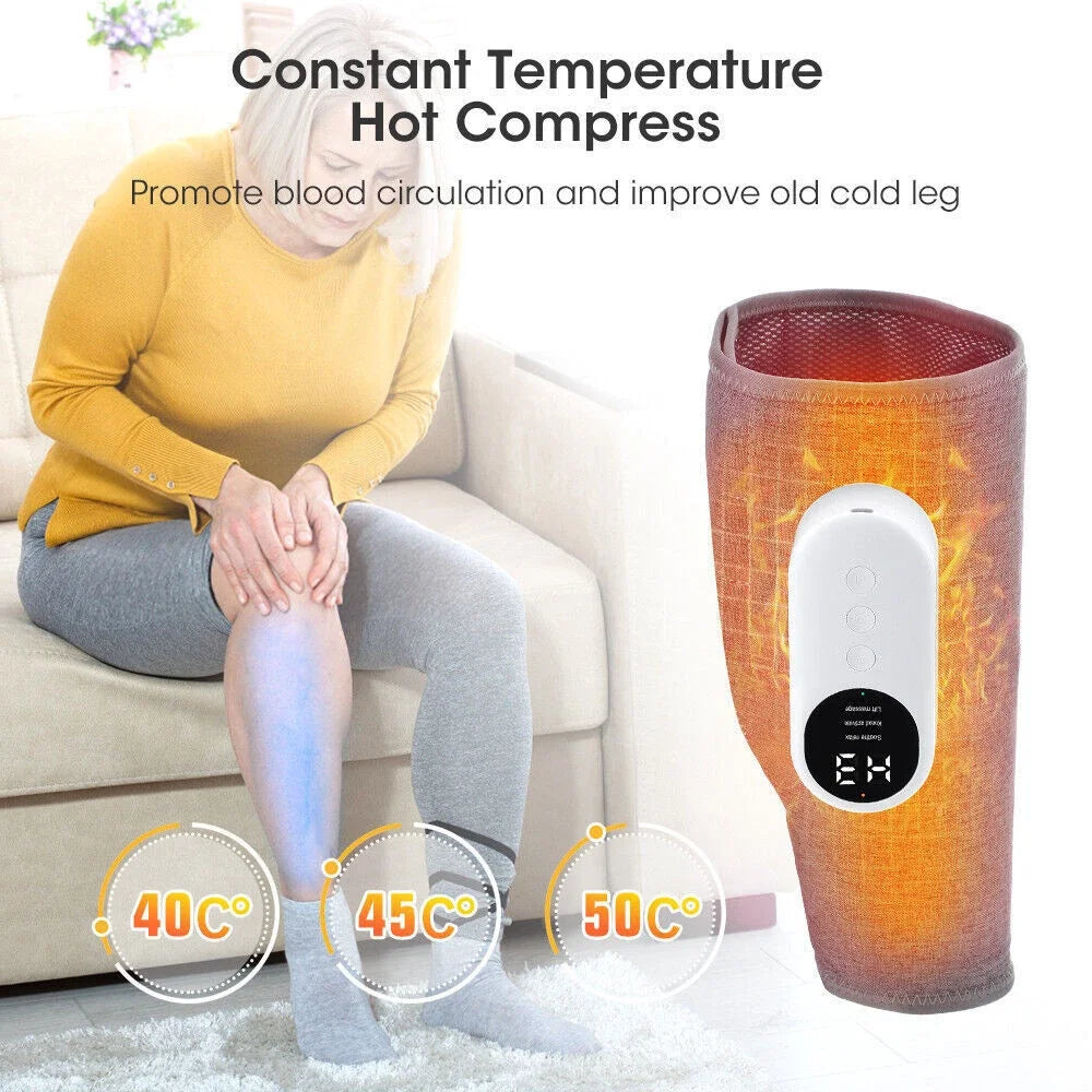 360° Calf And Leg Massager With Air Compression And Heat