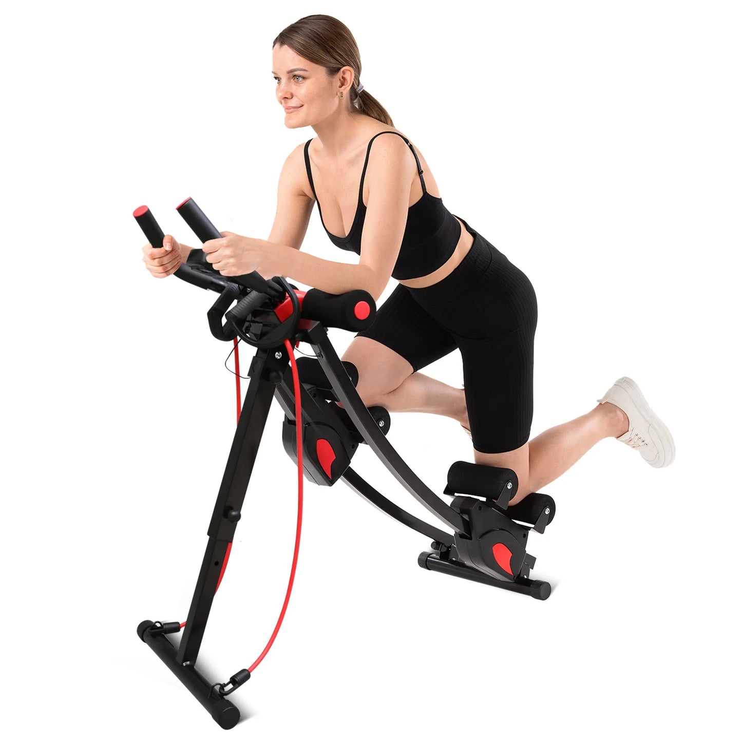 Abdominal Curling Exercise Machine Foldable Abdominal Trainer