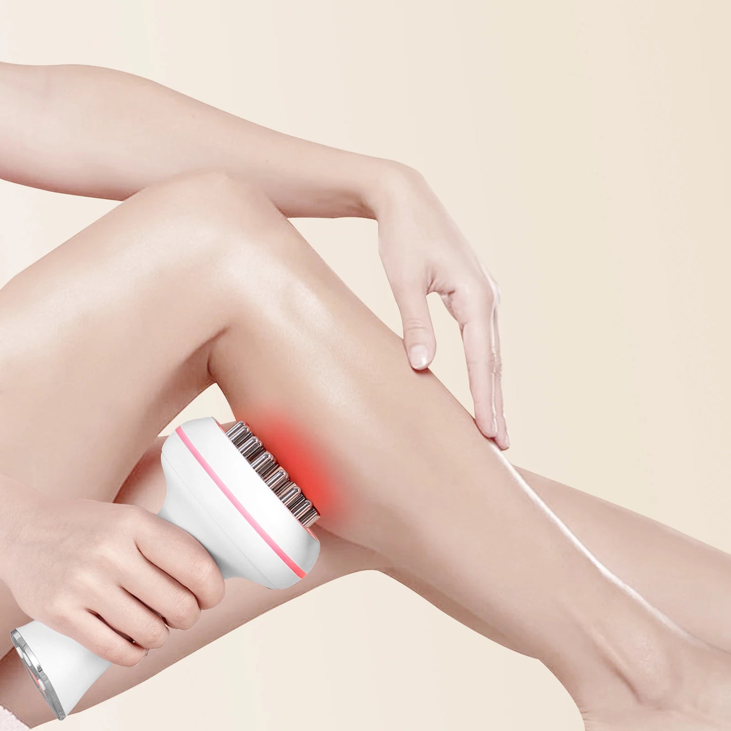 None Meridian Electric Massager Brush For Full-Body Relaxation