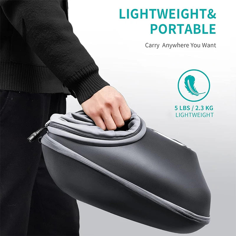 Nekteck Foot Massager With Heating And Air Compression Shiatsu