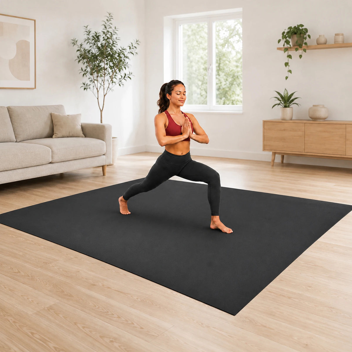 High Density Non Slip Workout Mat For Home Gym And Yoga Training