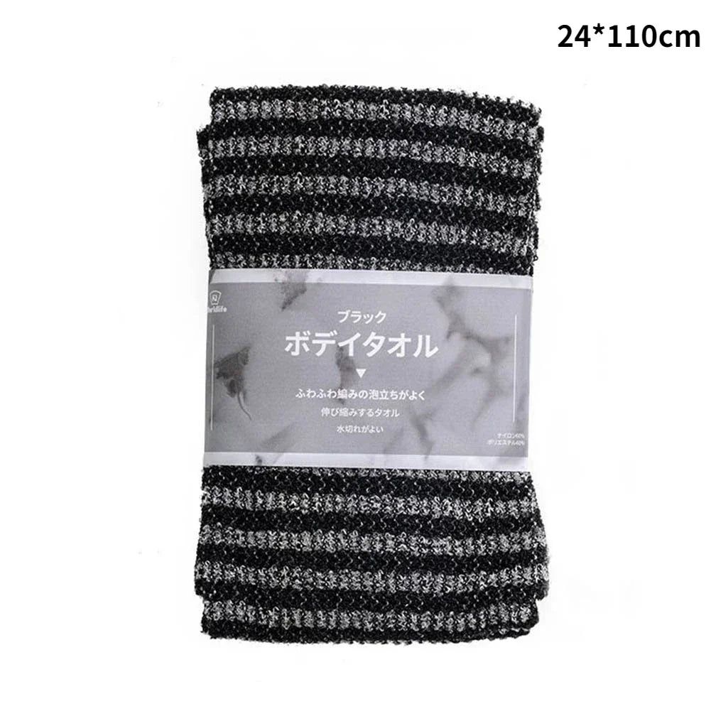 Japanese Rubbing Washcloth Bath Nylon Towel Brush For Back