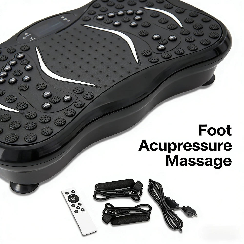 Full Body Vibration Plate Machine With Remote And Resistance Bands