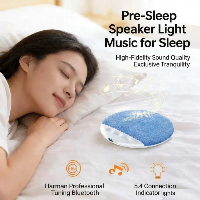 Upgraded Wireless Pillow Speaker Bluetooth Sleep Under Pillow Timers