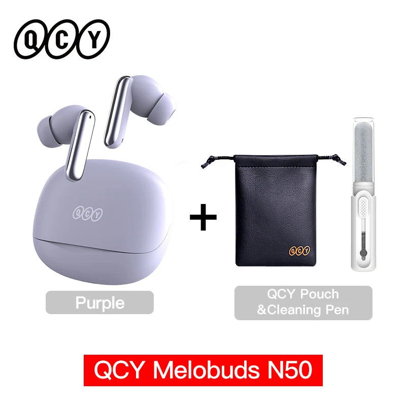 QCY Melobuds N50 ANC Wireless Earphones Bluetooth 5.4 Multi-Point