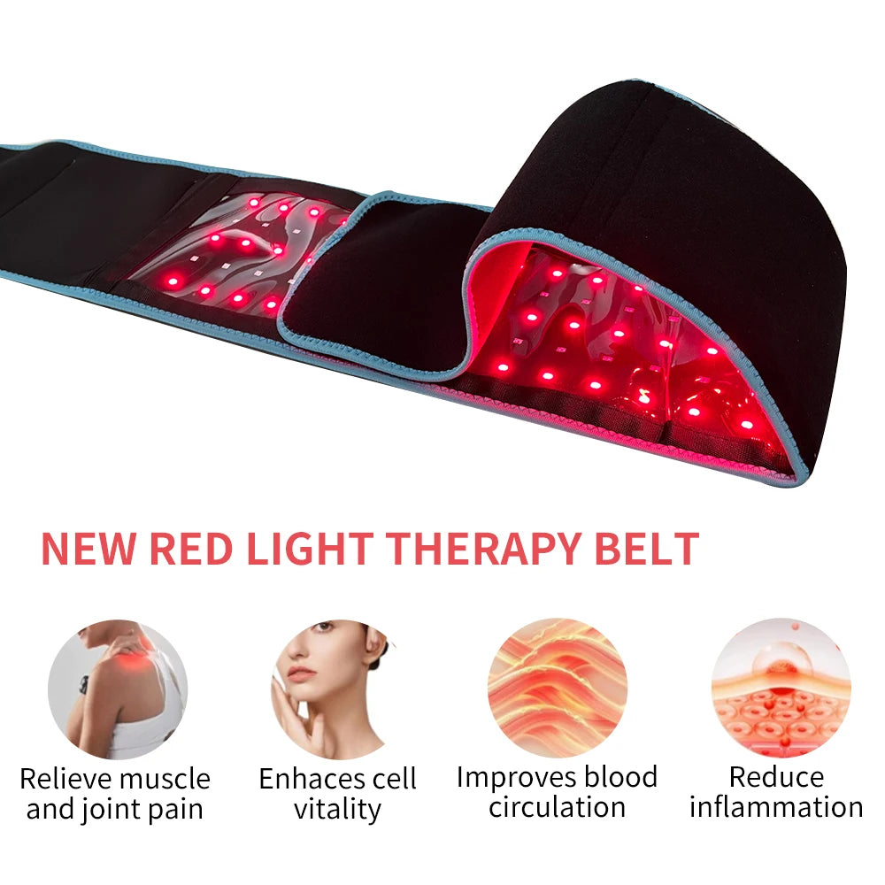 Red Light Belt 660nm 850nm Near Infrared For Body Relaxation