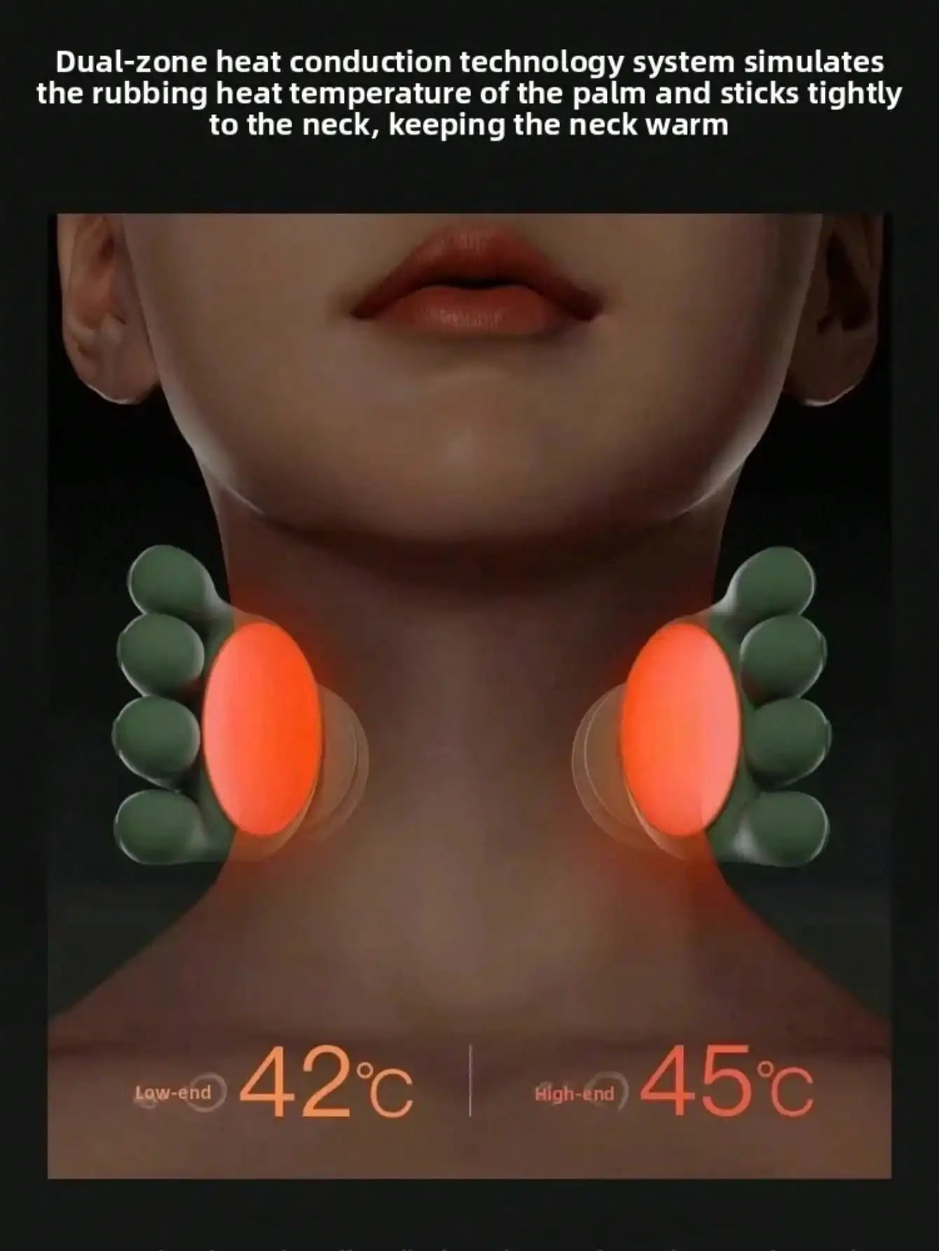 Advanced 4D Shiatsu Neck Massager With Heat