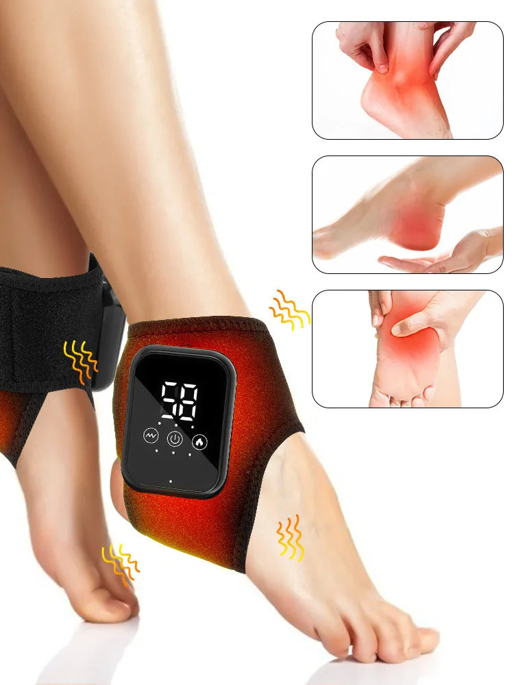 Jitesy Electric Foot Massager With Heat Vibration For Plantar Relief