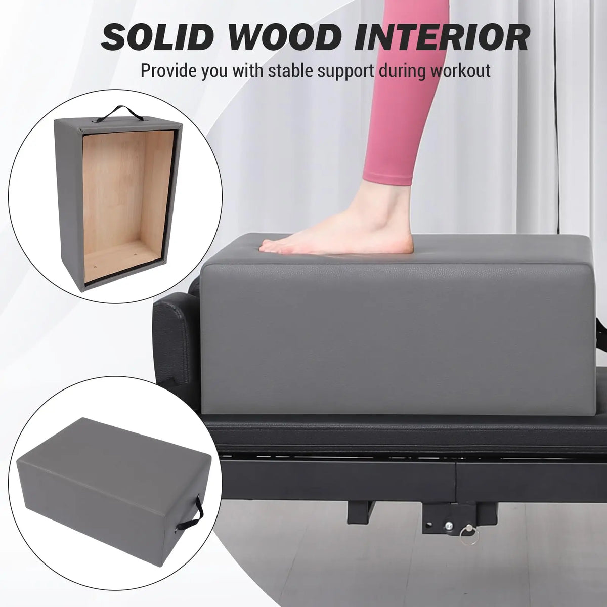 HiMISS Multi Functional Pilates Reformer Sitting Box